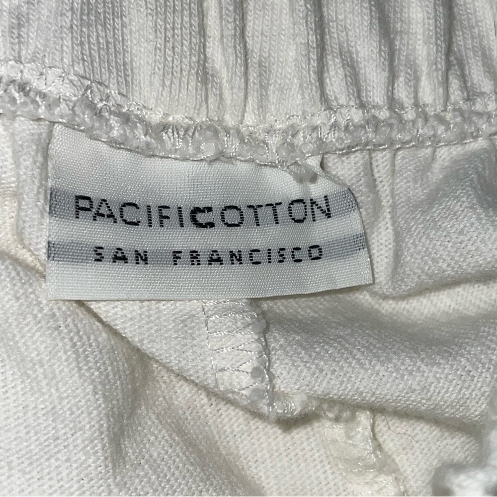 bryn Walker Pacific Cotton Wide Leg White Pocket Pants - Picture 10 of 10